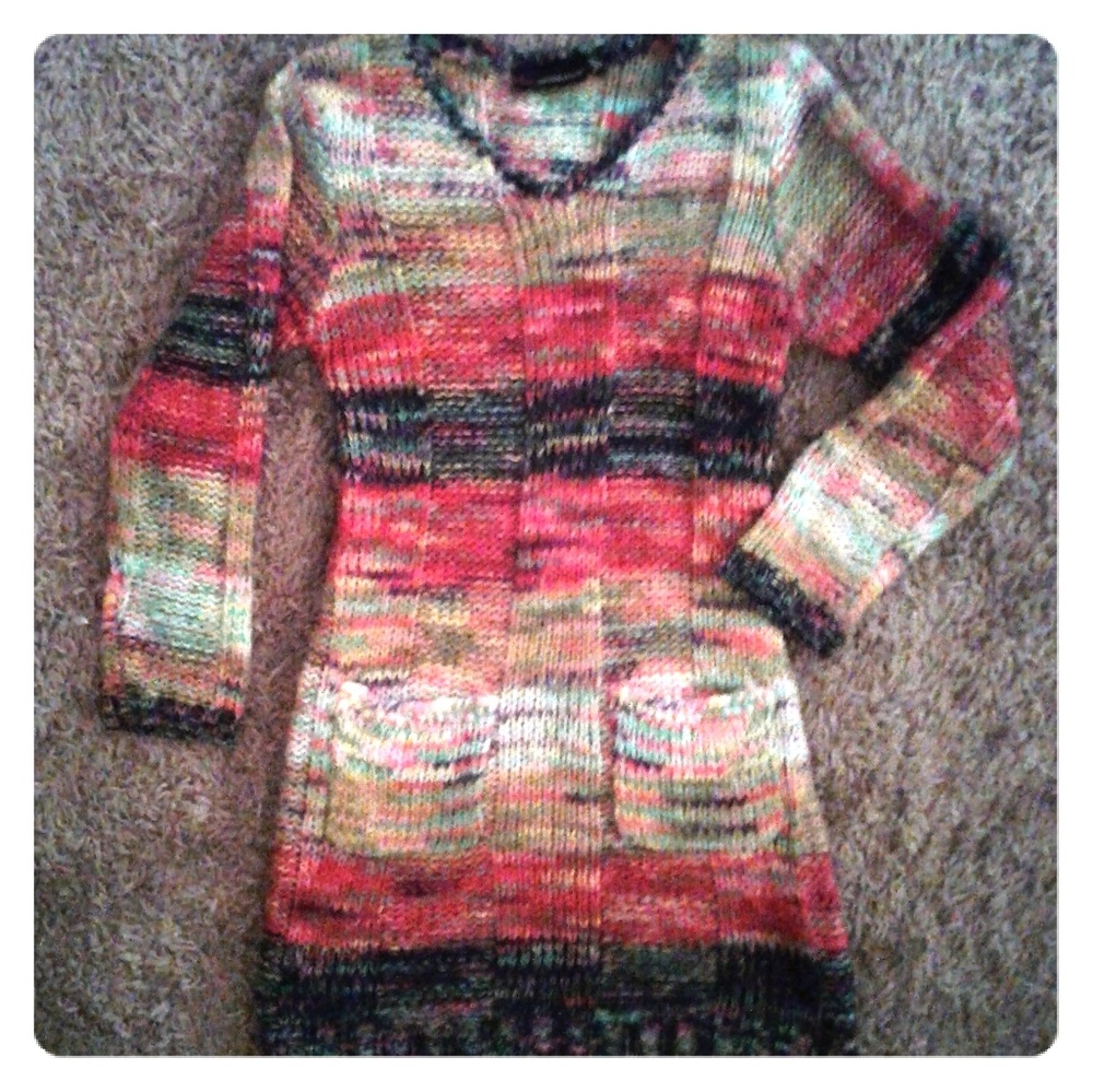 Miss Understood Girl's Knitted Dress, Small, Color